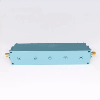 Venta caliente de alto rendimiento Topwave 400-1000MHz de frecuencia de radio de la cavidad de 100W de RF de filtro Filtro de la cavidad con SMA conector hembra de los componentes de microondas
