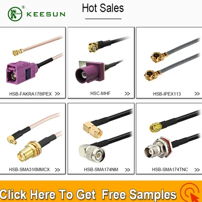 Cable coaxial flexible de conector macho SMA a conector macho SMA Rg141/314cable