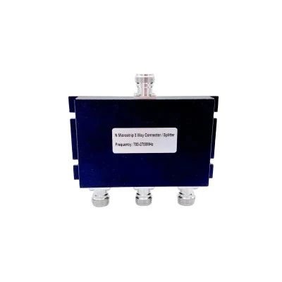 50 W 400-500 MHz N hembra 20 dB 3 vías Divisor de potencia impermeable