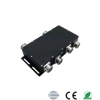 Venta caliente mejor calidad de RF de 698-3800MHz 4X4 Hybrid el acoplador 7/16DIN hembra conector 200W para la cobertura inalámbrica
