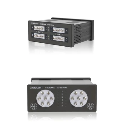China Siglent 1-4 interruptores mecánicos monopolares de doble vía DC 18 GHz