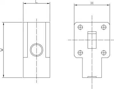 Aisladores Waveguide personalizados sistema de radar de microondas Multi-canal RF componentes