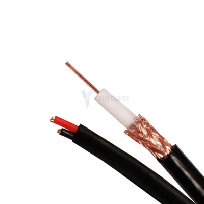 Precio competitivo de la comunicación coaxial RG59+2núcleo Cable Siamés para CCTV digital CATV UL/ETL/RCP/CE/RoHS/alcance aprobado