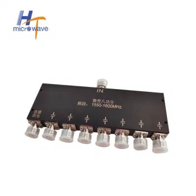 Divisor Microlip hembra SMA de 8 vías de conector RF HT 1550-1600 Divisor de potencia MHz