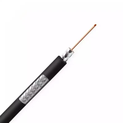Rg6u 1,02mm2 RG6 Tipo 60% trenzado Plenum coaxial de vídeo nominal Cable