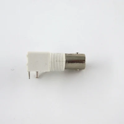 PCB de ángulo recto de mamparo hembra BNC estanco eléctrico de 90 grados Monte el conector coaxial RF