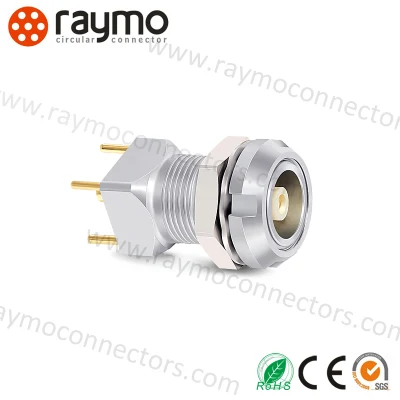 Conector circular de inserción y extracción serie 00 Nim-Camac tipo CD/N 549 Conector coaxial conector fijo