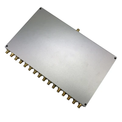  Divisor de potencia RF Wilkinson de 0,5-7,5GHz 16 vías y divisor de potencia con Conectores SMA-F.