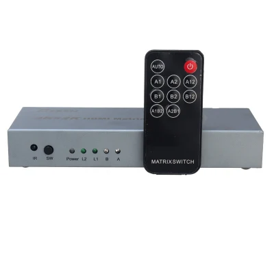 Matriz VGA 1080P 4X2 para equipos DVR Camaras de Seguridad y la matriz VGA 4X2 con IR