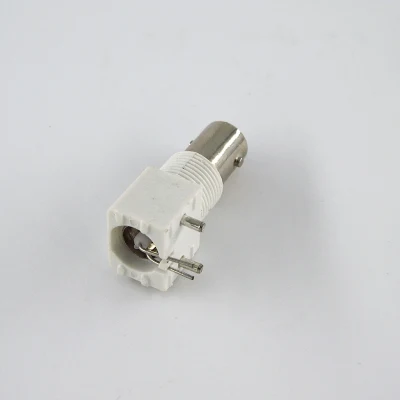 PCB de ángulo recto de mamparo hembra BNC estanco eléctrico de 90 grados Monte el conector coaxial RF