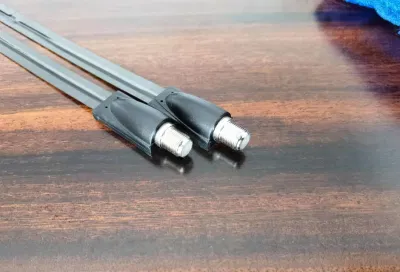Cable Coaxial plano RP conector SMA macho a conector macho SMA RP los cables al aire libre de la antena de cable de la ventana de la puerta
