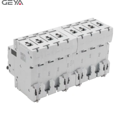 Interruptor de transferencia de bloqueo MCB de bloqueo mecánico Geya 6-63A Interruptor MCB mini