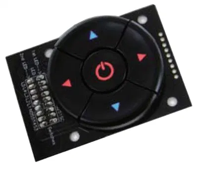 Navegación Five-Way la llave de contacto con la luz