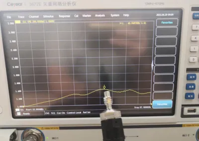 Horno de microondas de onda milimétrica precisión alta Vswr bajo 1,85mm macho coaxial RF terminadores carga simulada, 67GHz