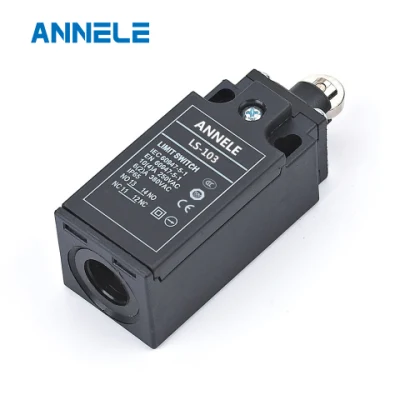 LS-103 Tipo de circuito doble impermeable de resorte doble de alta resistencia mecánica Interruptor de límite vertical