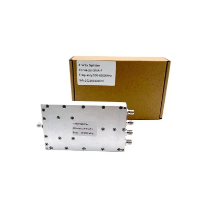 Htmicrowave Mobile Signal Booster Ultra Wide Band 6-40GHz 2,92mm hembra Divisor divisor divisor de potencia Microlip de 4 vías