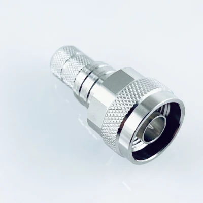 N Conector macho para crimpar sin soldadura LMR400 RG8/U RG213 Cnt400 Cable Coaxial