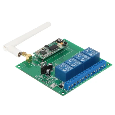 4channel DC12V 433MHz interruptor de control remoto en alta potencia