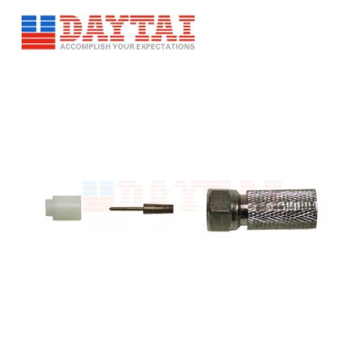 Conector de alta calidad CATV RG11 Pin conector conjunto conector RG11 Cable coaxial RG11