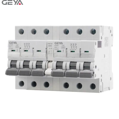 Interruptor de transferencia de bloqueo MCB de bloqueo mecánico Geya 6-63A Interruptor MCB mini