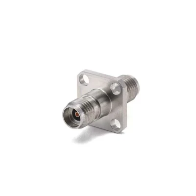 2.92mm hembra a 2.92mm hembra con 4 hoyos adaptador tipo brida