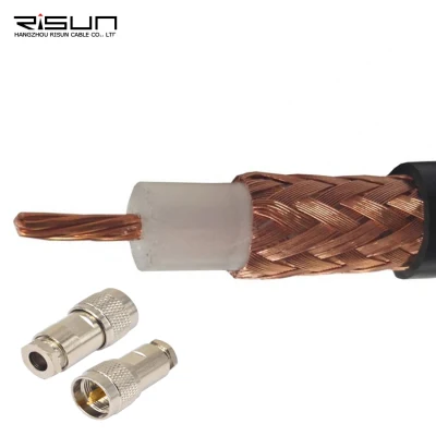 Cable coaxial multifilar RG213 Rg8 para telecomunicaciones