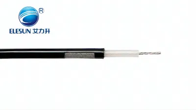50ohmios RG8 aislamiento sólido PE RG174 RG58 Cable Coaxial para la comunicación