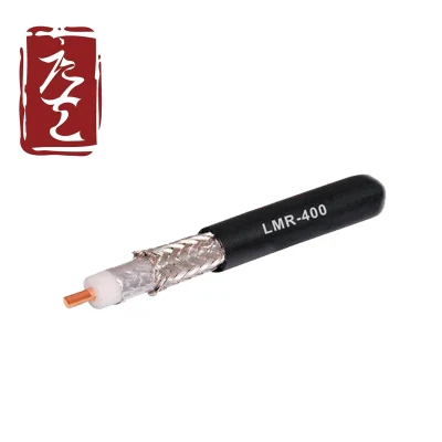 Cable coaxial RF de revestimiento de PE/PVC/LSZH LMR 400 de baja pérdida