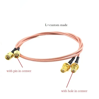 Extensor de la antena directamente de fábrica Topwave DC-12GHz Cable Adaptador conector SMA macho a macho conector RG 316 Cable con conector SMA macho a conector SMA hembra cable coaxial RF