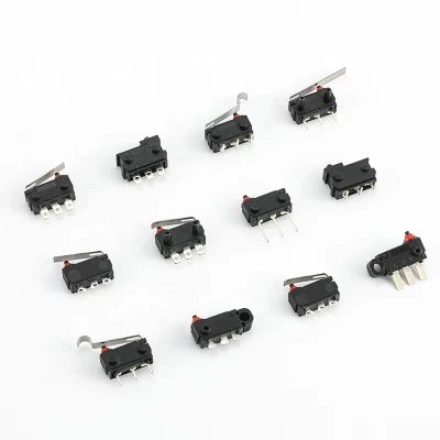 Más Vendidos 48t85 subminiatura de interruptor de alimentación Micro interruptor Spdt 0,1 impermeable con cables de 30cm