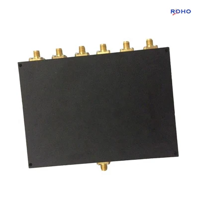 SMA hembra de 6 vías divisor de potencia de 800-2700MHz Micro banda divisor de potencia