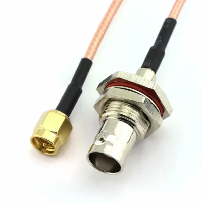 Cable coaxial RF de conector de Make personalizado tipo RG178