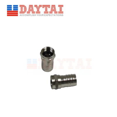 Resistente al agua de buena calidad RG6/RG59 Conector de crimpado CATV