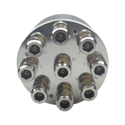 Sp8t_N-20p conector de interruptor electromecánico coaxial RF