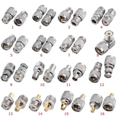  N adaptador coaxial RF de conector hembra macho tipo/SM a/BNC/UHF