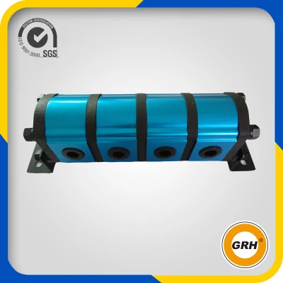 Divisor de flujo rotatorio del motor del engranaje de la energía hydráulica de 2 secciones