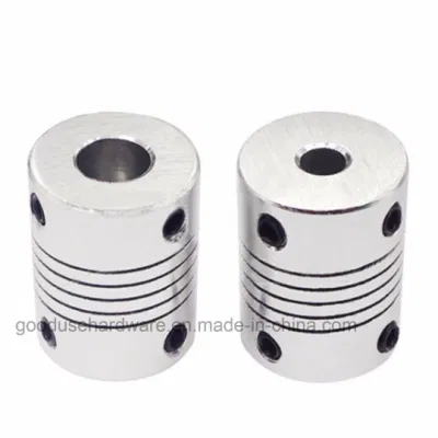 6,35 x 8mm impresora 3D de acoplamiento del eje conector del acoplador accesorios de aluminio