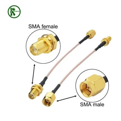 Conjunto de conector SMA coaxial de cable alimentador RF RG316