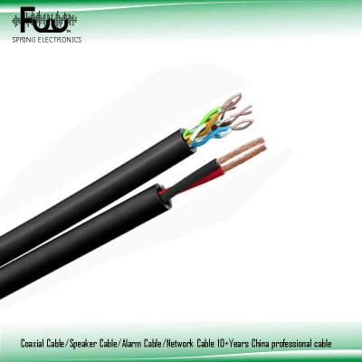 Rg59 2c de la línea de alimentación de TV por Cable Coaxial Conductor CCS para CCTV Cámaras de seguridad