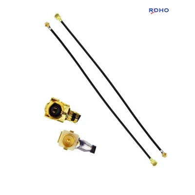 Conector macho UFL a Ufl Ipex Jack conector coaxial RF General 0.81/1.13/1.37mm Cable RF