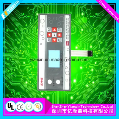 Matriz de la FPC teclado Teclado de membrana con un botón interruptor eléctrico LED