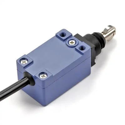 Venta en caliente rodillo estanco IP67 con émbolo de botón pulsador Tipo interruptor de fin de carrera mecánico 250V AC con cable de cable