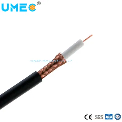 La serie Rg de alta calidad ISO certificado CE cable coaxial RG59 Cable coaxial RG6 Rg8 RG11