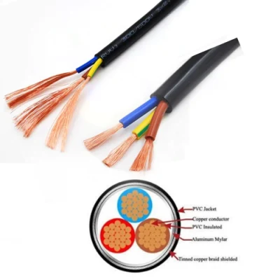 Super Cable Flexible sin halógenos Fire-Retardant Humo bajo el Cable Coaxial