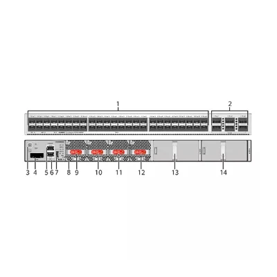S6730-H48X6c a s6730-Serie H 48 X 10 GE SFP+, 6X 40/100 Switch de red Puerto Qsfp Ge