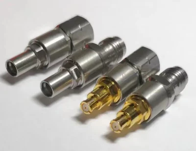 T0 1,85mm adaptador coaxial hembra en ángulo recto 1,85mm