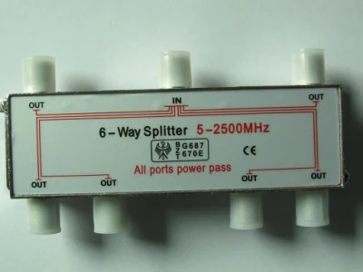 Conmutador 4X1 DiSEqC para TV por satélite (SHJ-DS41)