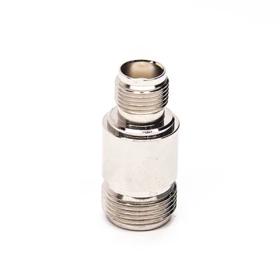 Adaptador coaxial hembra TNC a hembra N de 180 grados 50ohm Conector coaxial RF