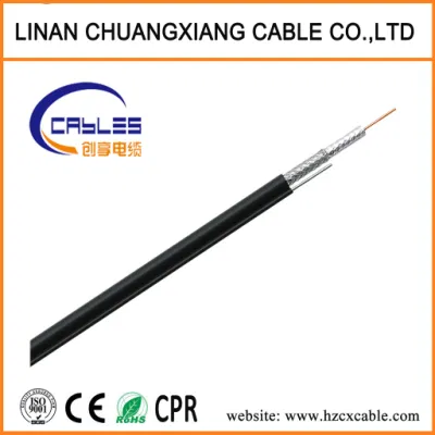 /CATV CCTV Cable coaxial RG6 Cable de audio digital por satélite del cable de comunicación