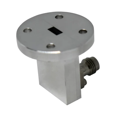 WR22(BJ400) Alta frecuencia 33~50GHz RF Waveguide al adaptador coaxial IL 0,4dB 2,4mm-F